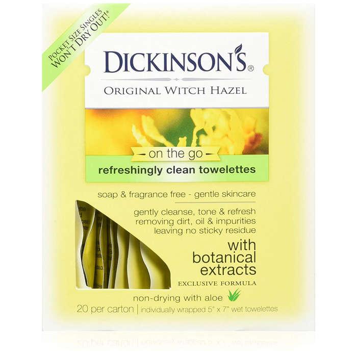 Dickinson's Original Witch Hazel Refreshingly Clean Towelettes