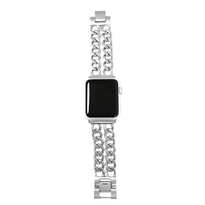 FUNKtionalWearables Double Row Chain Link Apple Watch Band