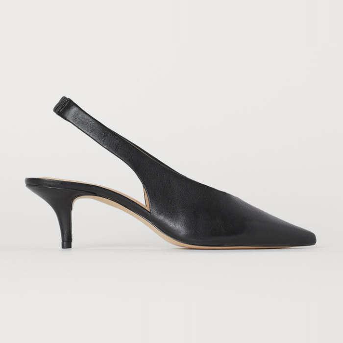 H&M Slingbacks With Pointed Toes