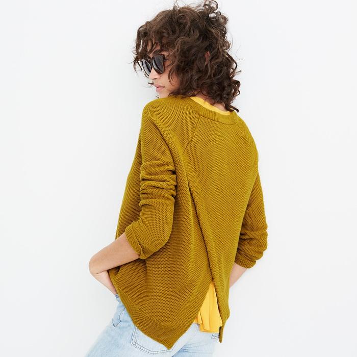 Madewell Province Cross-Back Pullover Sweater