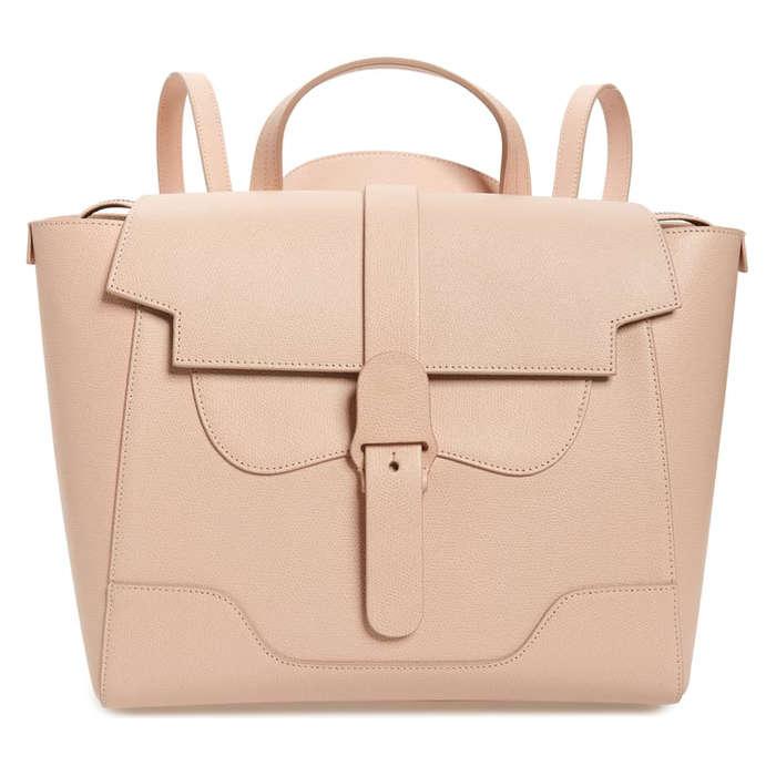 Senreve Maestra Pebbled Leather Satchel