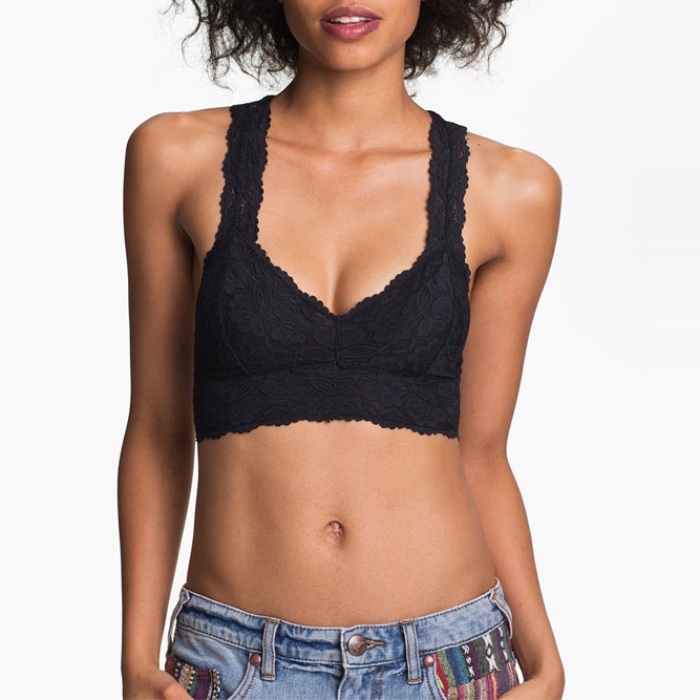 Free People Racerback Galloon Lace Bralette Rank And Style