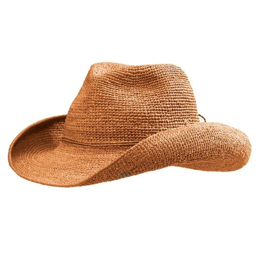 Helen Kaminski Crocheted Raffia Cowboy Hat Rank & Style