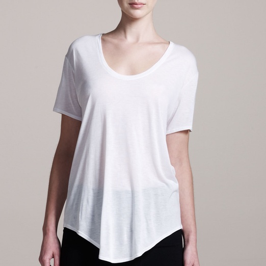 theory white tee shirt