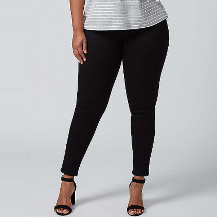 plus size skinny fit dress pants