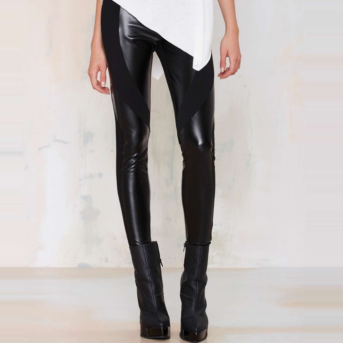 best faux leather leggings uk