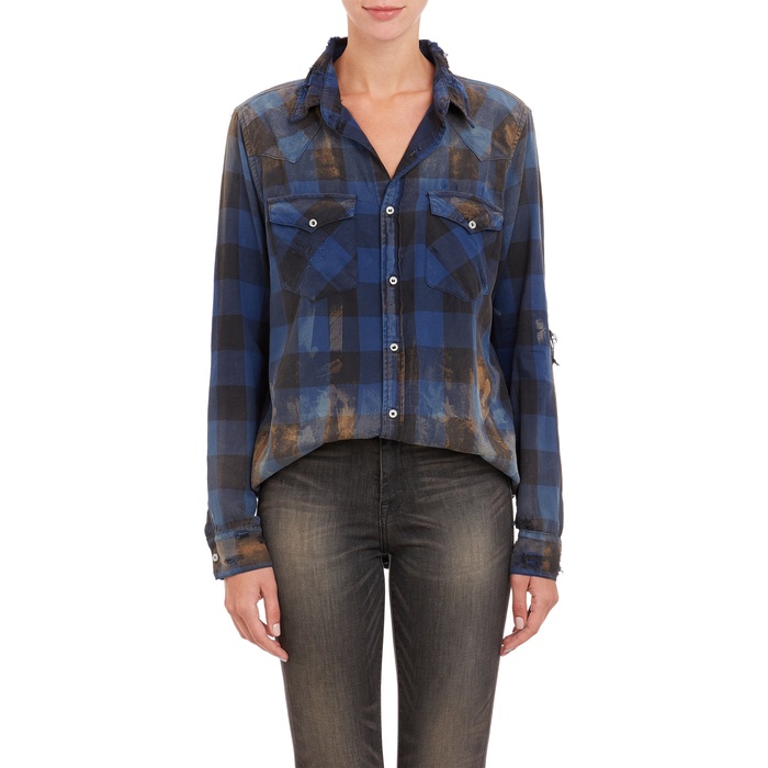 crew clothing flannel shirt