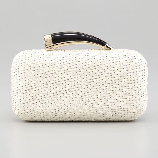 white summer clutch