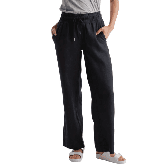 Quince Pants Women's Medium XL Black Ultra-Stretch Ponte Bootcut Pant