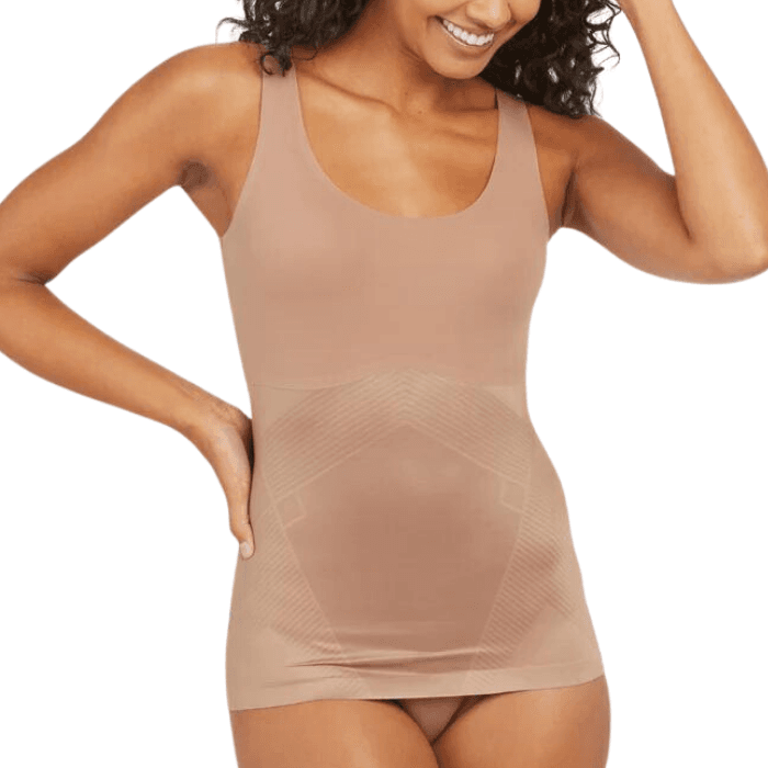 SHAPERMINT Women's Compression Seamless No Wire Scoop Neck Throw