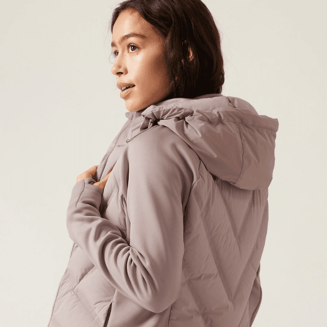 Long Packable Down Jacket Light Weight Puffer Coats Warm Winter Zipper  Overcoat Thickened Cotton Padded Outwear