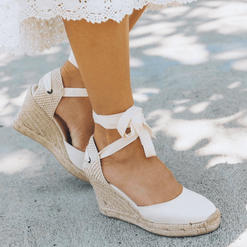 Women's Stylish Vacation Style Summer Wedge Sandals With Platform Heels