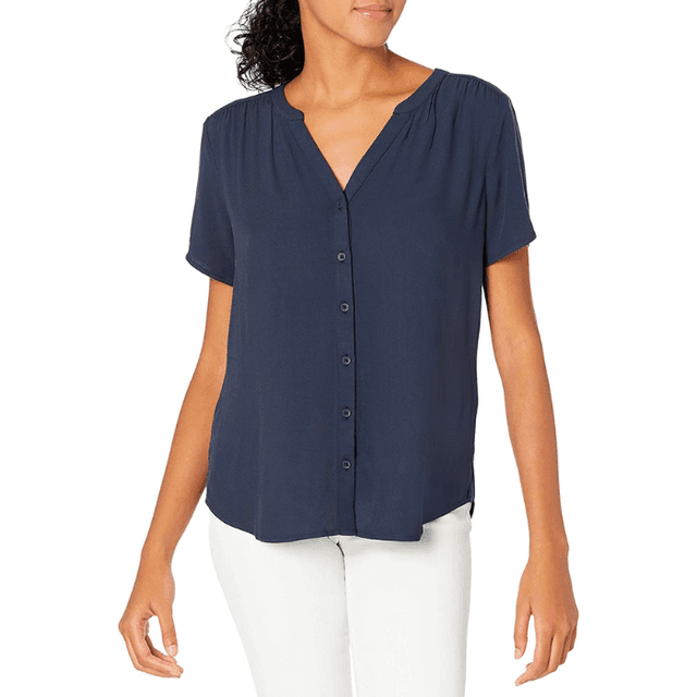 The 10 Best Short Sleeve Button-Down Shirts For Women 2023 | Rank & Style
