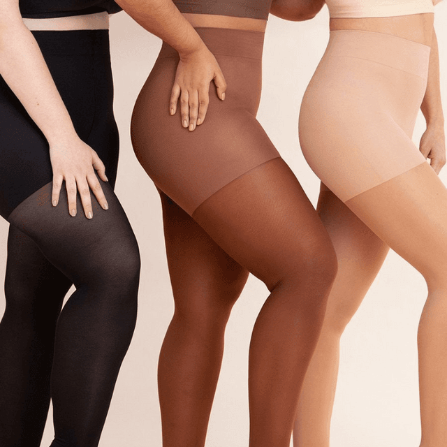 Solid Sheer Tummy Support Pantyhose Control Top Spandex Tights Stockings  Hosiery