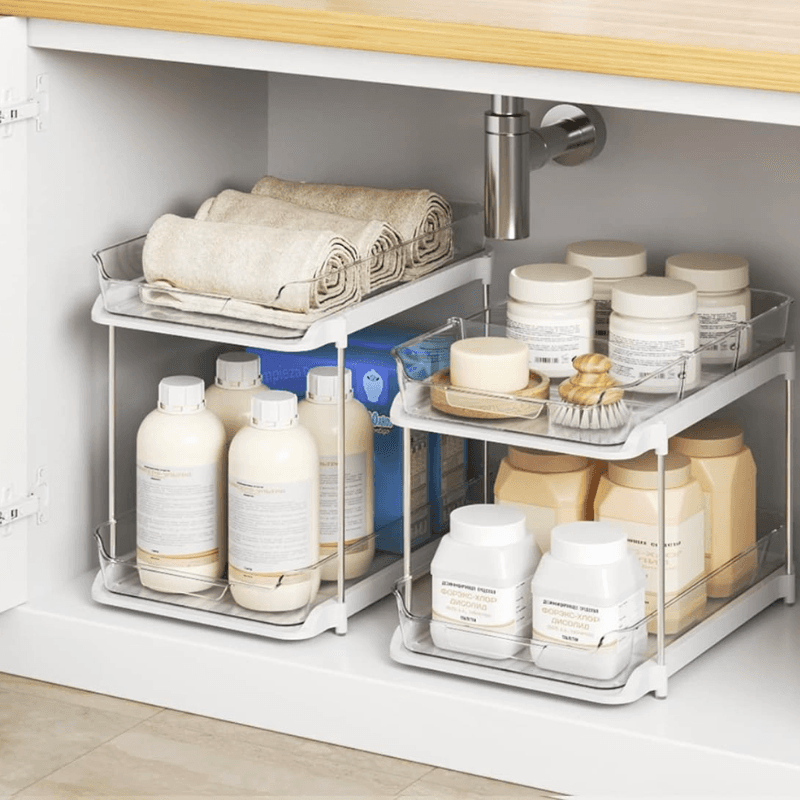 YouCopia 2-Pc. Kitchen Storage Bins with Dividers Storage Set 