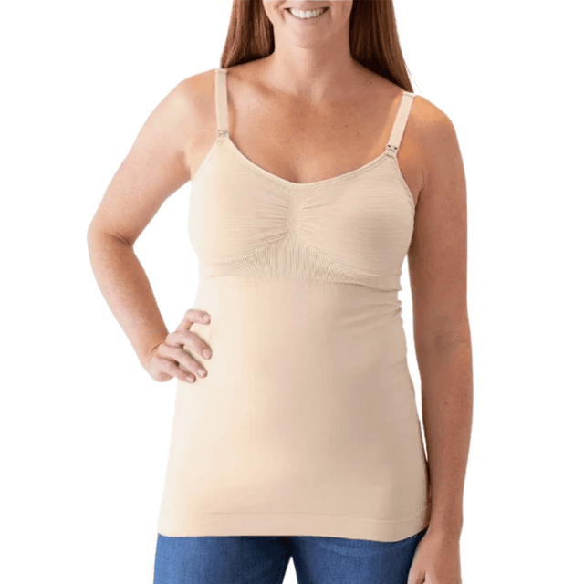 Auden Women's All-in-One Nursing and Pumping Cami - Gray Size: XL