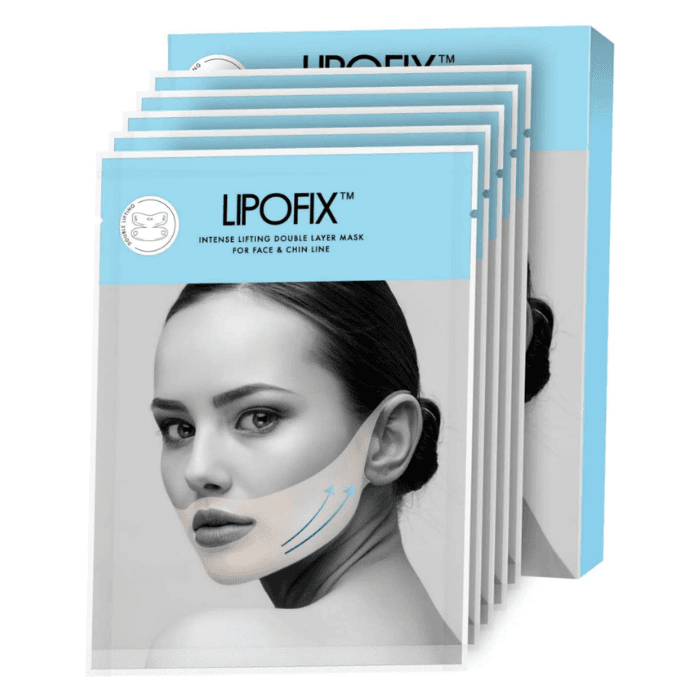 Saize 10 Pcs V Line Lifting Face Mask, Double Chin Reducer Intense Lift  Layer Mask, Chin Up Tightening Patch V Shape Slimming Facial Neck Mask 