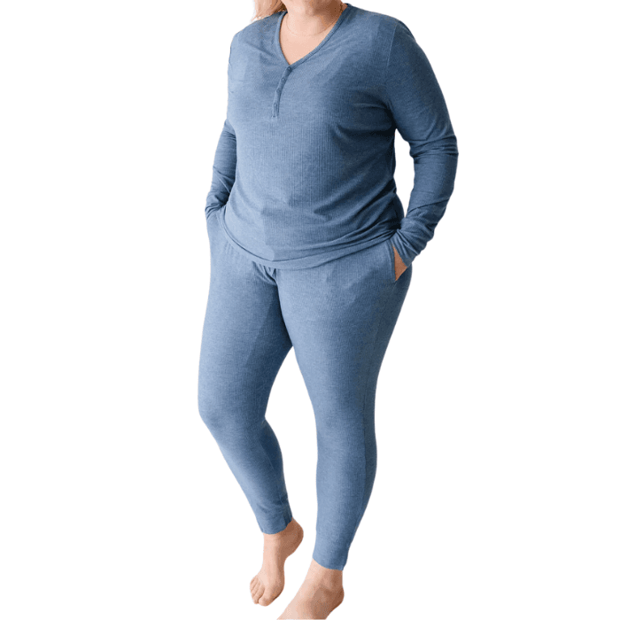 GUdiPUdi Women's Bamboo Pajamas, Hot Flash Menopause Relief PJS, Round  Neck, Wine Red, Large : : Health & Personal Care