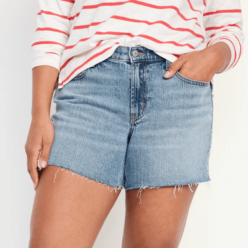 Boyfriend cut jean shorts best sale