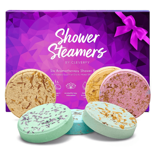 Onsen & Bloom Shower Steamers Aromatherapy - Refreshing Shower Bombs  Aromatherapy with Essential Oils, Shower Steamers for Women, Box of 6  Shower