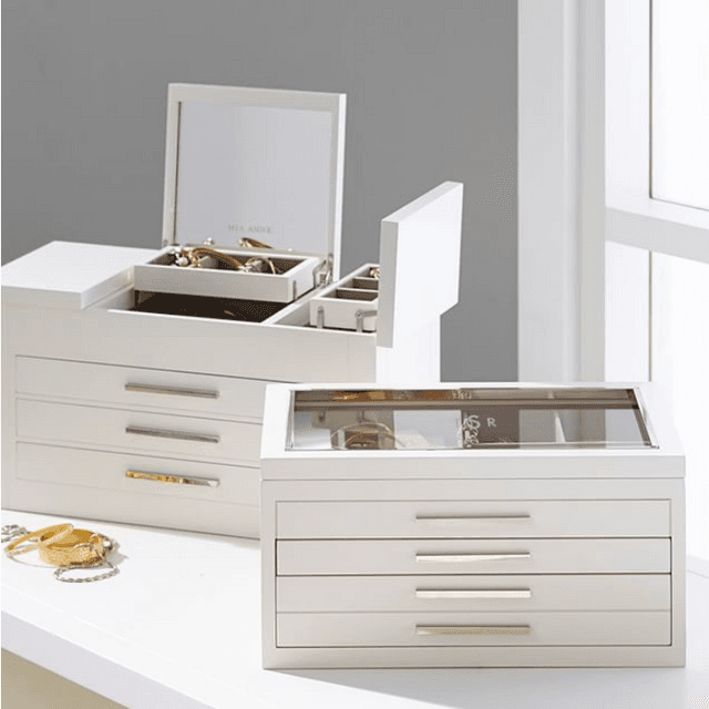 Plastic Drawers Jewelry Storage Box Modern Multi Layer Jewelry Box