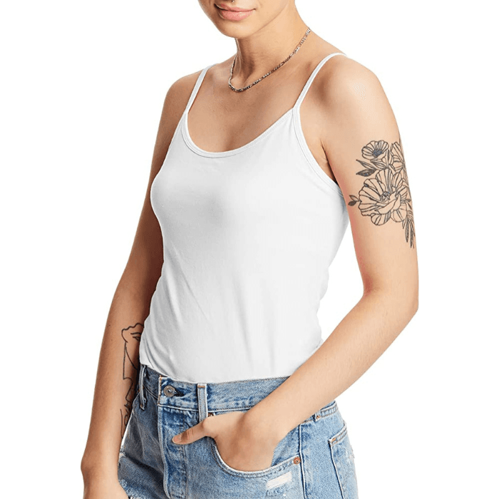 Hard Tail Tactel® Camisole with Built-In Shelf Bra & Reviews