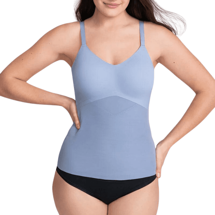 SHAPERMINT Scoop Neck Compression Cami - Tummy and Waist Control Body  Shapewear Camisole
