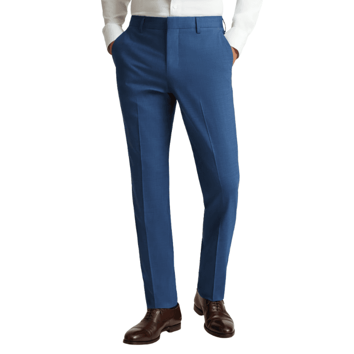 Performance Dress Pants (Blue - Tailored Slacks)
