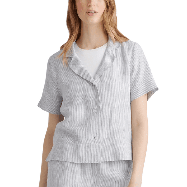 Quince 100% European Linen Short Sleeve Shirt