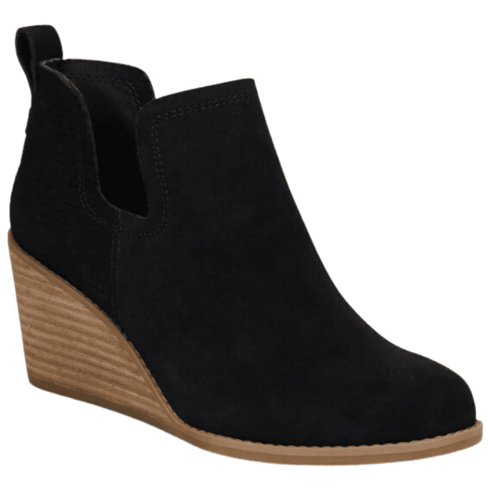 Fall hot sale wedge booties