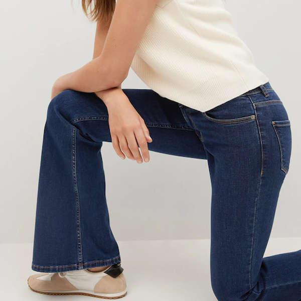 Womens Jeans 2021 Vintage Bell Bottoms Pants Women Big Flare Denim