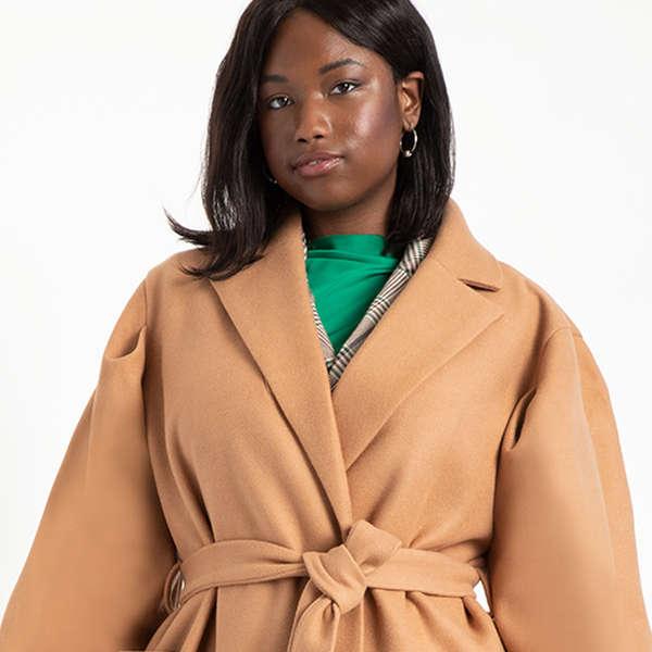 Plus Size Wool Coat By Taillissime, Plus Size Coats