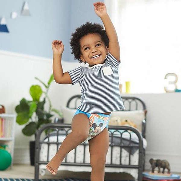 Training Underwear or Diapers, Leak-Proof Cotton, Washable Baby