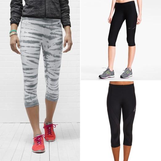 Women's Nike Dri-Fit Black Cropped Running Compression Capri