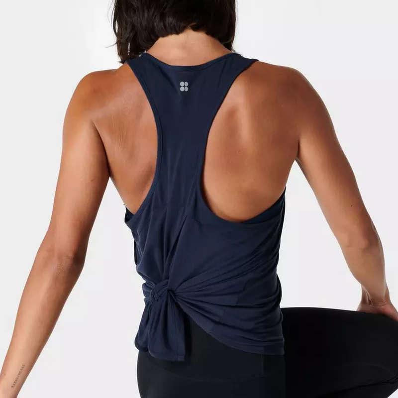 BALEAF Women's Crop Tank Tops Cute Sleeveless Workout Tops Black S 