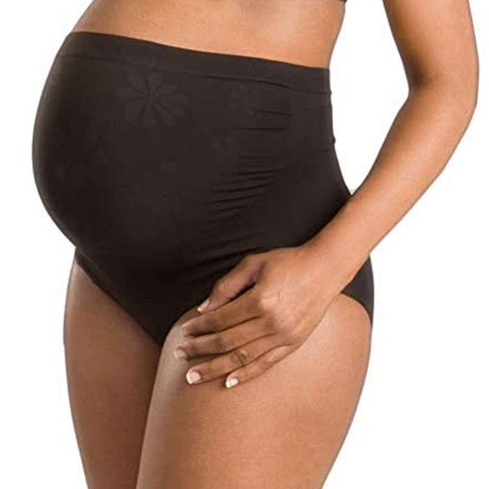 Black No VPL Over Bump Maternity Underwear – Twin Pack