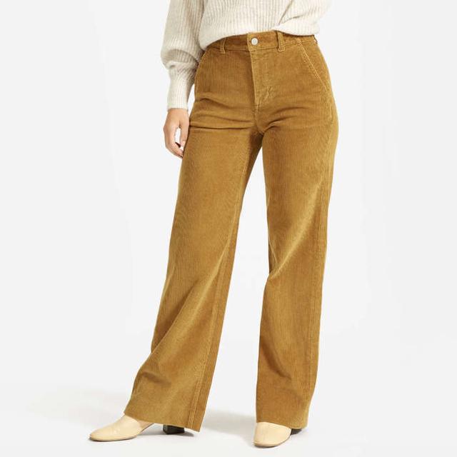 Everlane Corduroy Wide Leg Pant review ⋆ chic everywhere