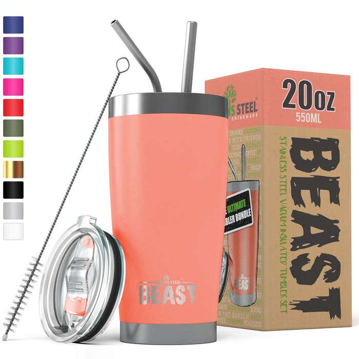 Beast 20oz Tumbler Stainless Steel Vacuum Insulated Coffee Ice Cup