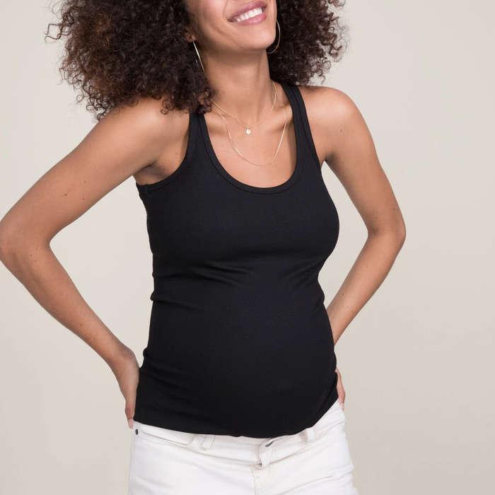A Pea in the Pod Luxe Rib Knit Maternity Tank Top - Macy's