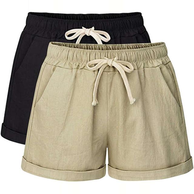 Plus Size Linen Shorts | Rank & Style