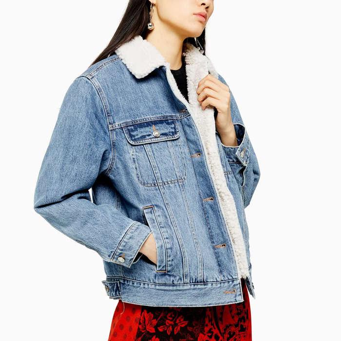 Sherpa Lined Denim Jackets Rank And Style 