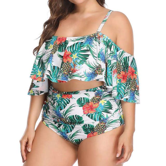  Daci Plus Size Two Piece High Waisted Bikini Set Sport