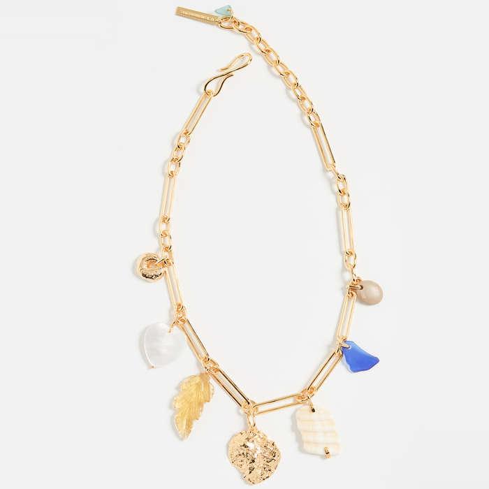 Lizzie Fortunato Paradise Charm Necklace