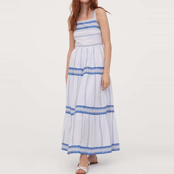 H&M Embroidered Dress