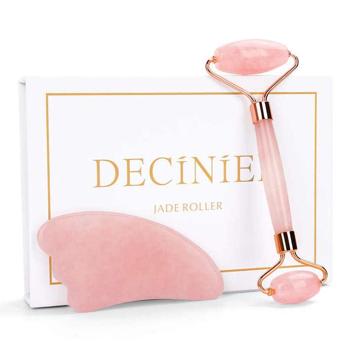 Deciniee Jade Roller and Gua Sha Tool Set