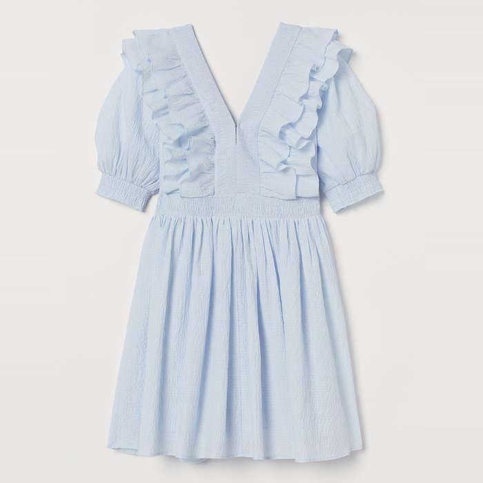 H&M Ruffle-trimmed Dress