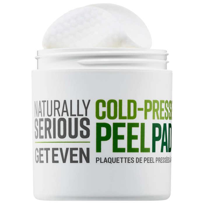 Naturally Serious Get Even Cold-Pressed Peel Pads