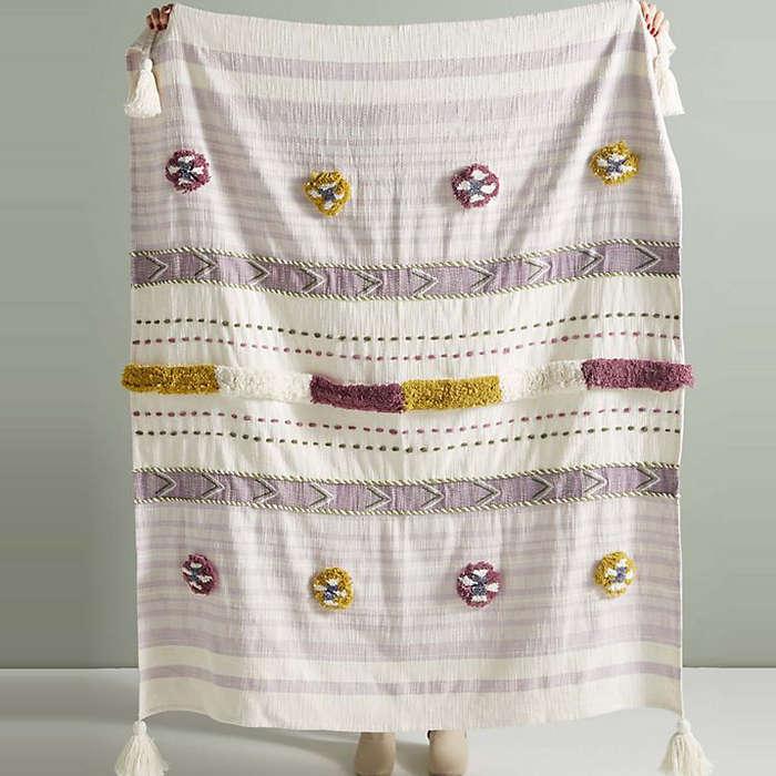 Anthropologie Kamryn Throw Blanket