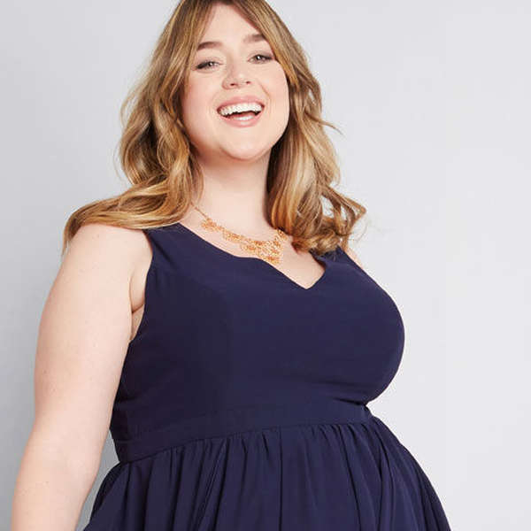 cocktail dress for chubby women