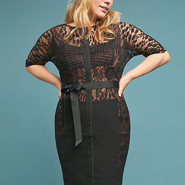 best black dress for plus size